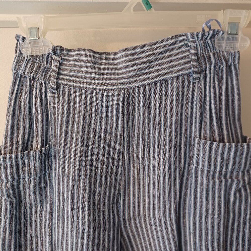 Striped Cropped pants with pockets - Size S - Picture 6 of 10
